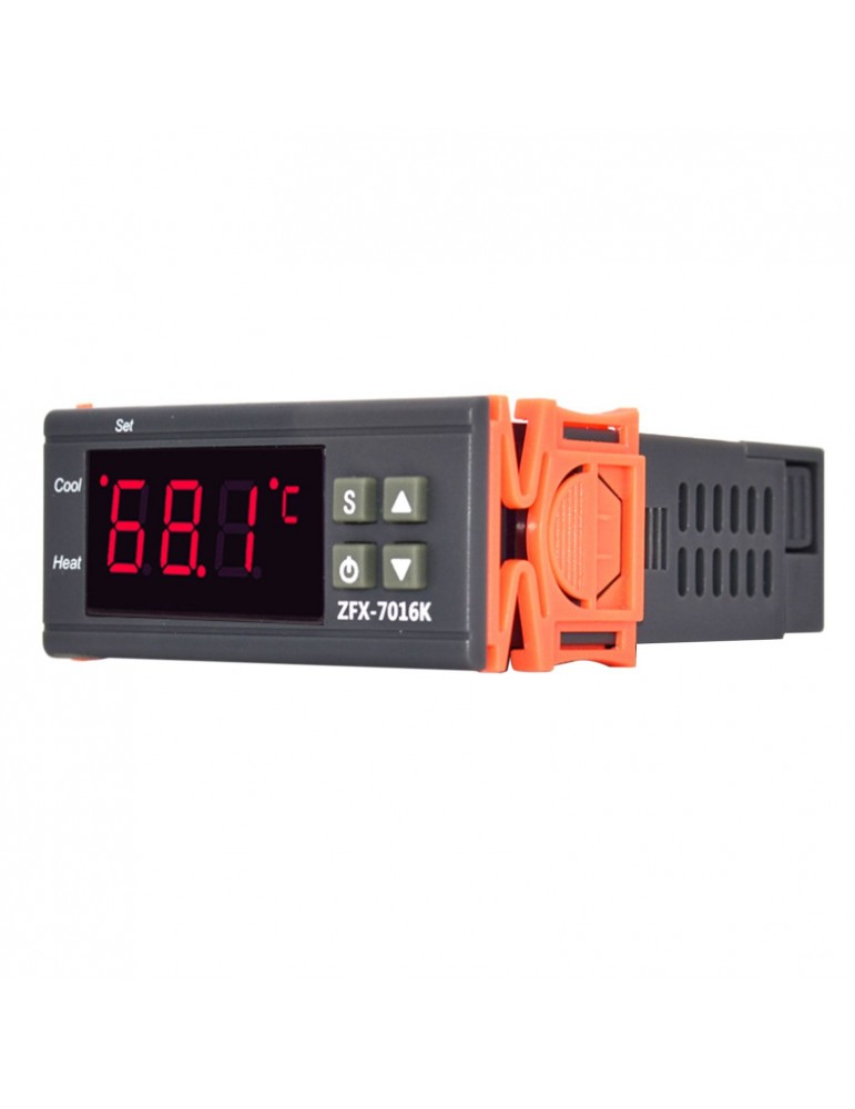 ZFX-7016K 30A Digital Temperature Controller Intelligent High Accuracy Temp Control Thermostat for Freezer Fridge Hatching