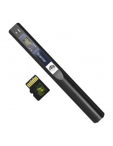 Portable Handheld Wand Wireless Scanner A4 Size 900DPI JPG/PDF Formate LCD Display with Protecting Bag  and 8GB TF Card for Business Document Reciepts Books Images