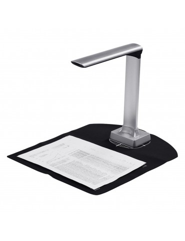 BK30 Document Camera 5 Mega-pixel High Definition Portable Scanner Capture Size A4 Scanners for File Card Passport Recognition Support 7 Languages German/ Russian/ French/ Japanese/ Spanish/ Italian/ English