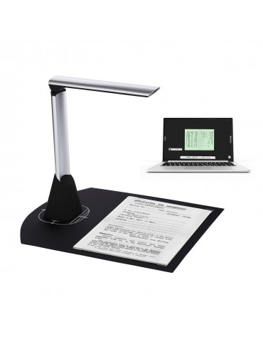BK34 Document Camera Scanner 5 Mega-Pixel HD Camera A4 Capture Size with LED Light Teaching Software for Classroom Teachers Online Teaching Distance Learning Education