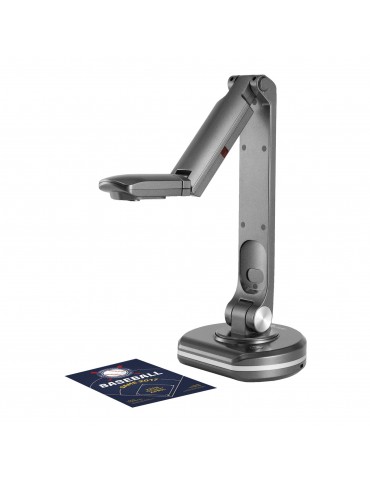 JOYUSING V500S USB 2-in-1 Document Camera & Book Scanner Webcam with Auto Focus 8 Mega-pixel High-Definition Max. A3 Scanning Size LED Light Compatible with Mac Windows Chrome for Live Demo Teachers Online Teaching Distance Learning Web Conference