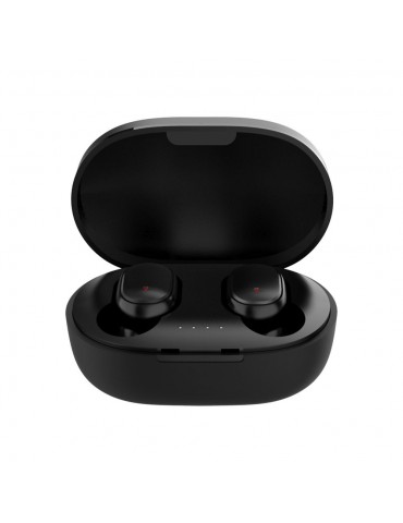 A6S Pro Wireless Headphones Earphones Auto Pairing Mini In-Ear Earbuds HiFi BT 5.0 Stereo Built-in Mic Noise Cancellation IPX4 Water-proof with Wireless Charging Case