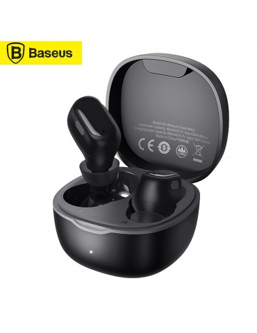 Baseus WM01 Mini True Wireless Earphones BT5.0 Noise Reduction HD Calls Long Endurance Sports Music Headset with Microphone