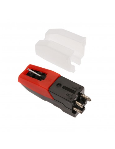 1 Pc Vinyl Recorder Cartridge with Needle Stylus Replacement for Record Player w/ Protect Cover