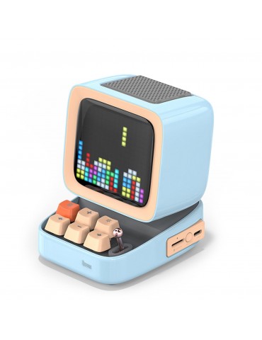 Divoom Ditoo Portable Retro Bluetooth Speaker Pixel Art DIY Box Alarm Clock with 16x16 LED Display Board APP Control Retro Game Player