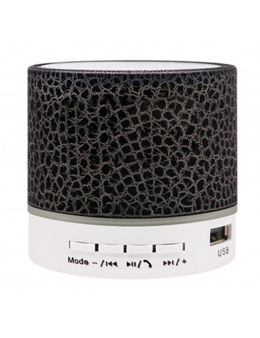 A9 Crack Pattern Mini Speaker Colorful Light Support U Disk TF Card AUX Port Wireless Portable Loudspeaker Box