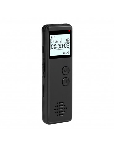 32GB Digital Voice Recorder Voice Activated Recorder Noise Reduction Dictaphone MP3 Player HD Recording 10h Continuous Recording Line-In Function for Meeting Lecture Interview Class MP3 Record